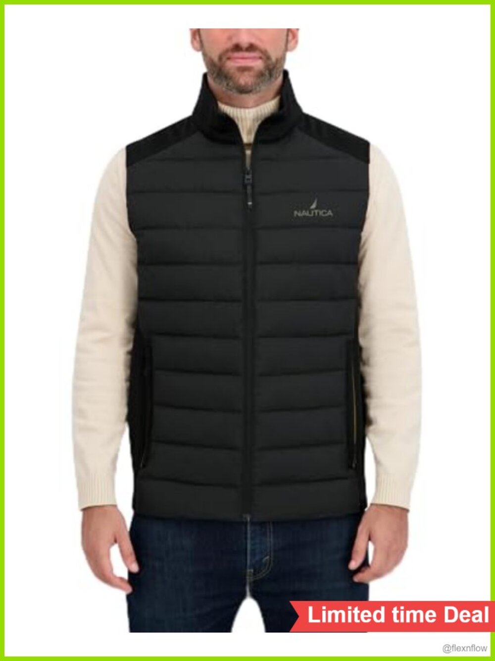 Men's Quilted Puffer Vest Water Resistant Windproof Lightweight Insulated